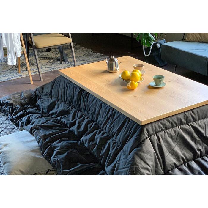 日美 こたつ こたつテーブル 長方形 120cm×75cm コタツ オーク