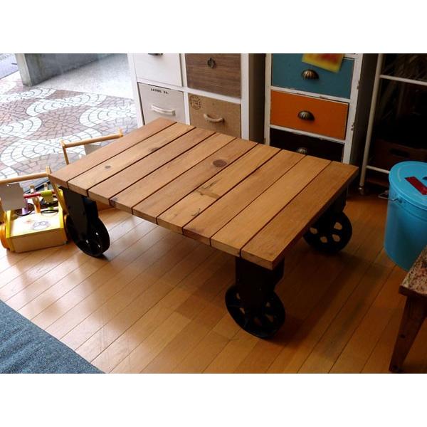 センターテーブル ローテーブル リビングテーブル テーブル 幅 90cm 古