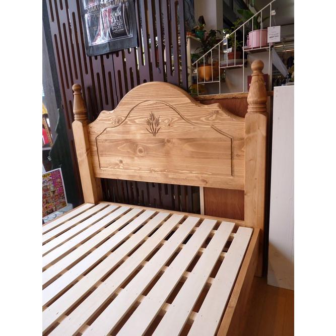 ベッド シングル 木製 カントリー かわいい 姫系 北欧風 おしゃれ