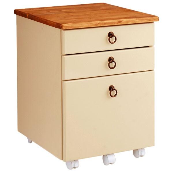 デスク 机 パソコンデスク 学習机 幅130cm 木製 収納付き フレンチ