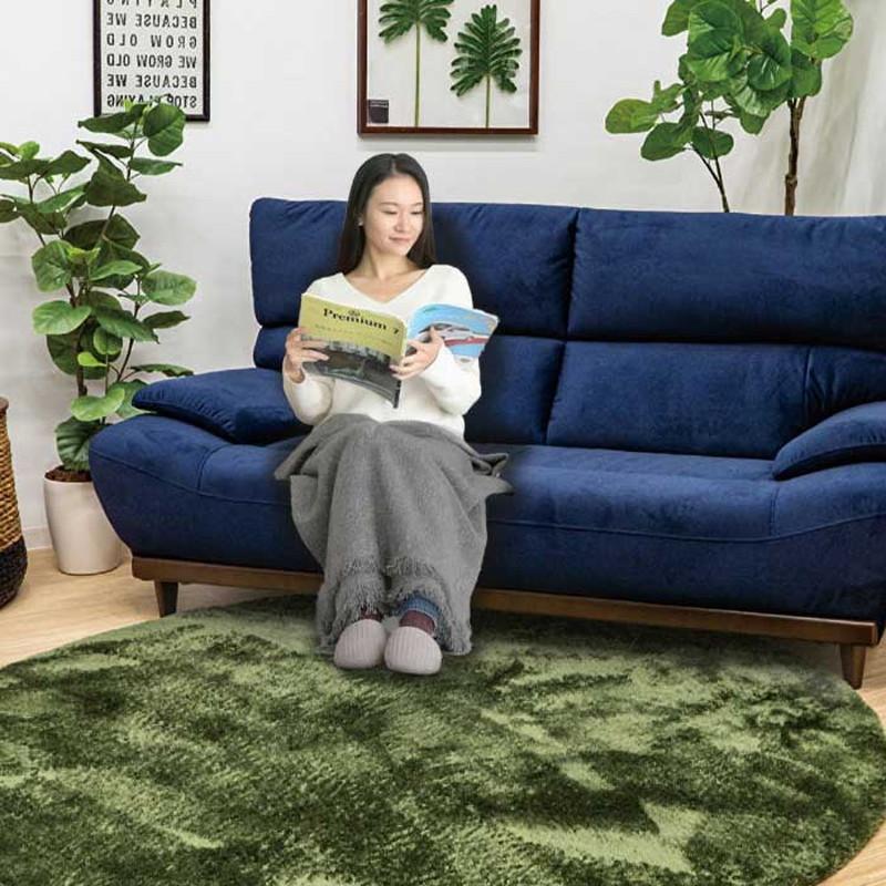 見邨専用グレー 3人掛けソファ ファブリック lushroom ソファ 3人掛け ファブリック グレー ネイビー
