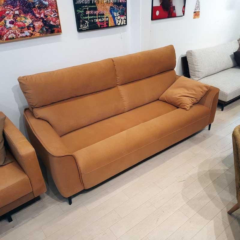 ソファ ソファー 3人掛け 3P おしゃれ リビング ファブリック 布張り