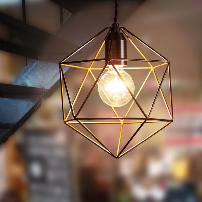 幾何学模様のオシャレなフレームセードのペンダントライト 天井照明 Led対応 店舗照明 アイシー 0115 Bleis Ics カントリーハウス森のくに 通販 Yahoo ショッピング