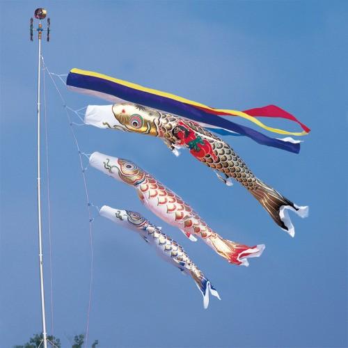 ワタナベ鯉のぼり こいのぼり 錦鯉 ワタナベ 鯉のぼり 黄金 10m 6点 鯉