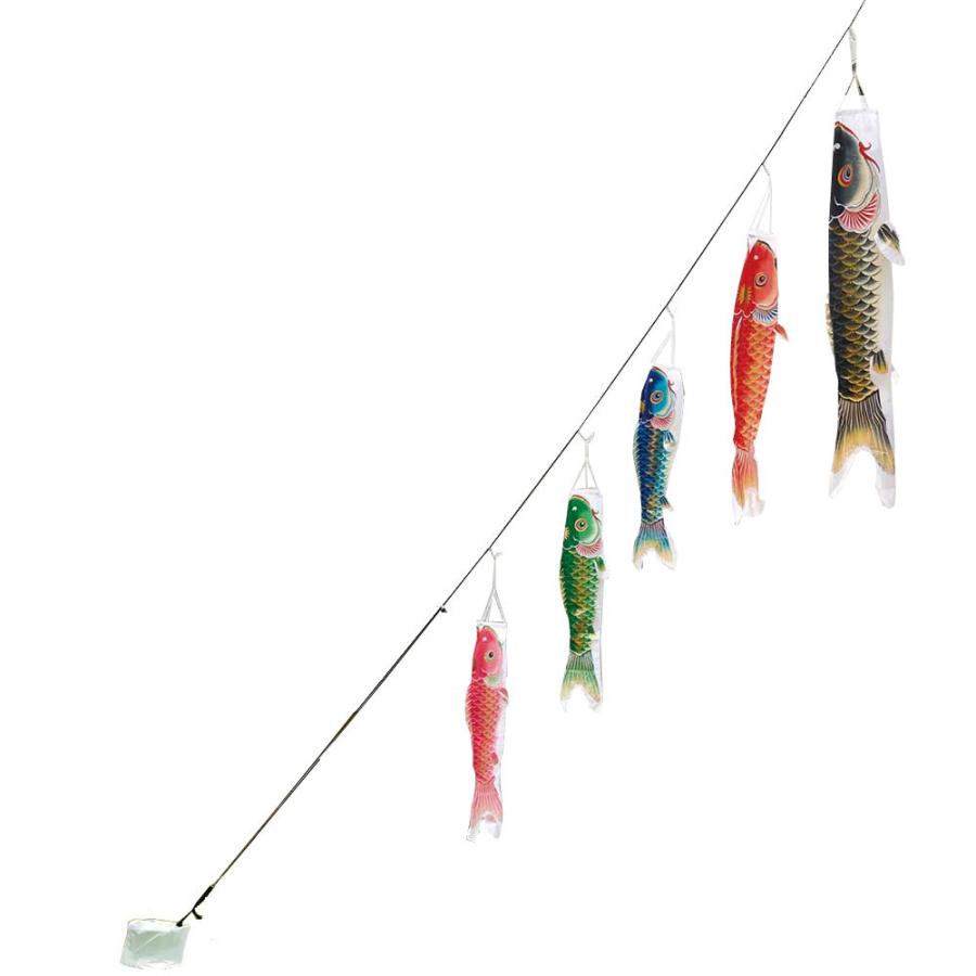 い出のひと時に、とびきりのおしゃれを！ 鯉のぼり単品 錦鯉 天華 黒鯉