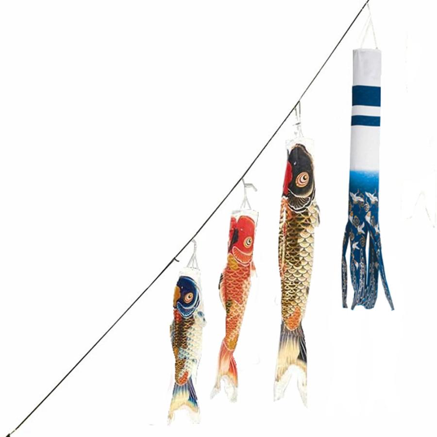 吉祥天鯉 1.2m イージー鯉のぼり おてがるSET アレンジセット 鯉3匹