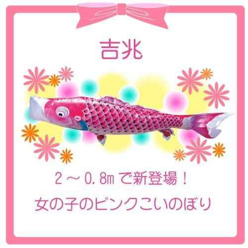 徳永鯉 こいのぼり 徳永 鯉のぼり 吉兆 ピンク鯉 単品 2m : 祭・人形の
