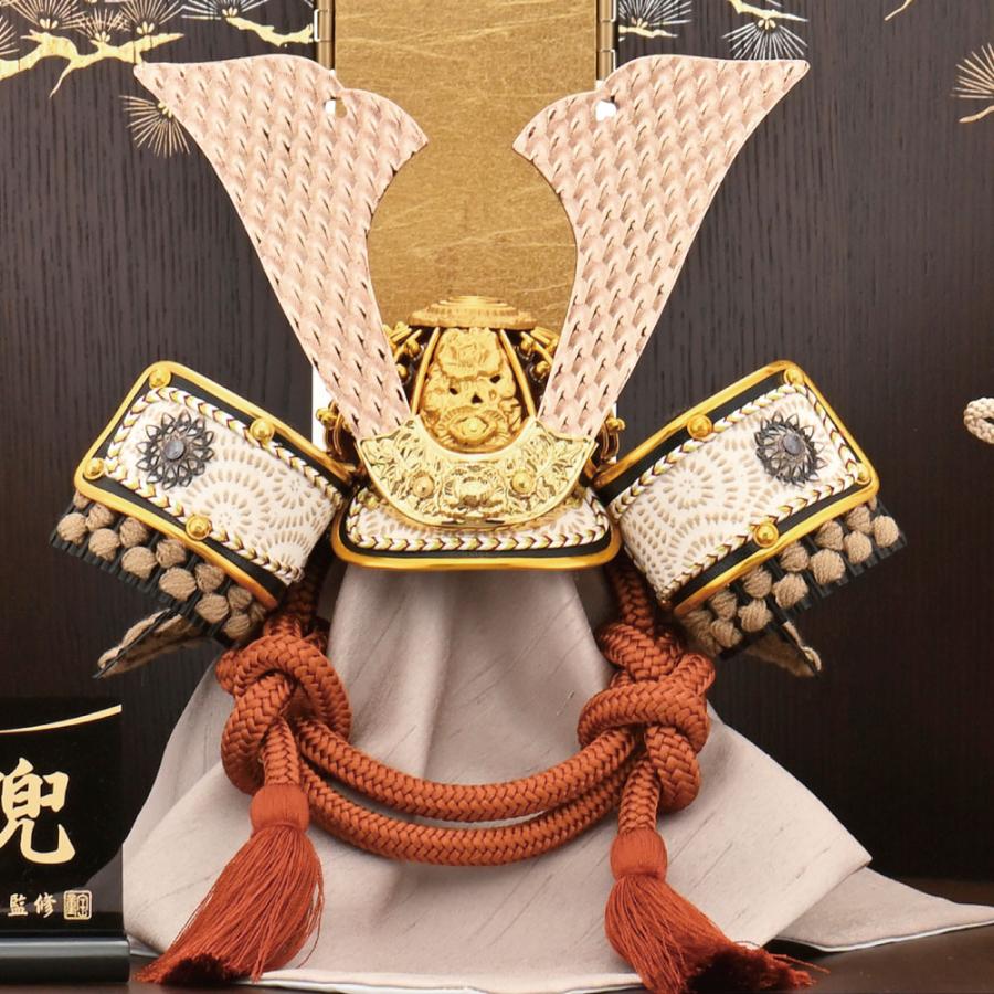 宝童作 五月人形 宝童 兜飾り 漆金閣大鍬兜 合わせ鉢 収納飾り 5号人気