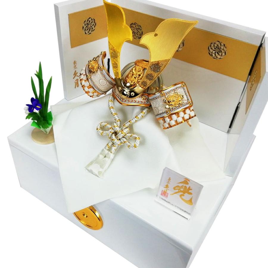 東京久月　五月人形　家紋付き着用兜飾り収納セット・着用できる兜 東京久月 五月人形 家紋付き兜飾り収納セット 収納飾り | 【公式】