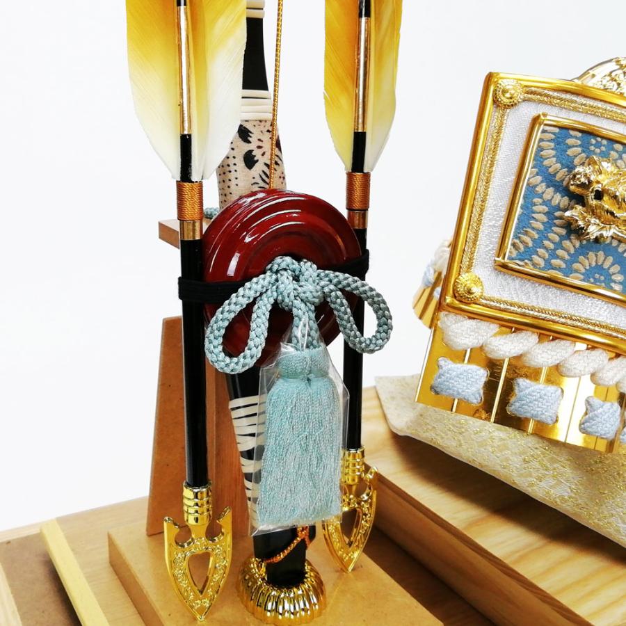 久月 【端午の節句パーフェクトセット】五月人形 アクリルケース8号兜