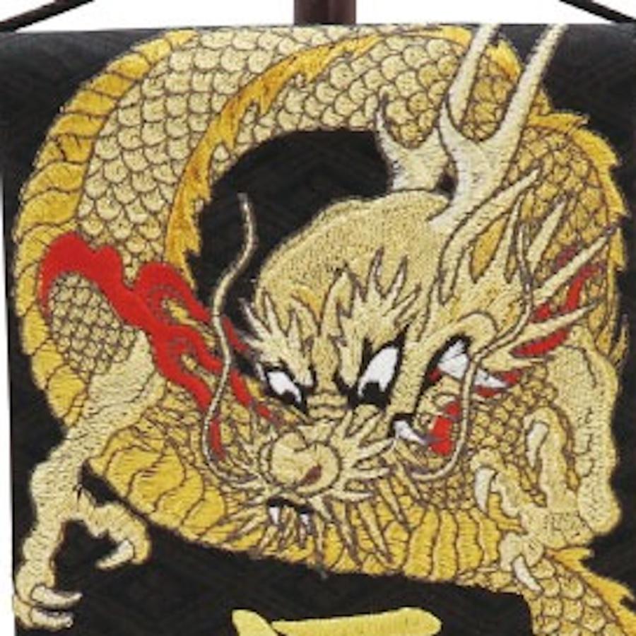 村上鯉のぼり 名前旗 男の子 五月人形 名物裂 小 昇り龍/玉・下り龍/剣