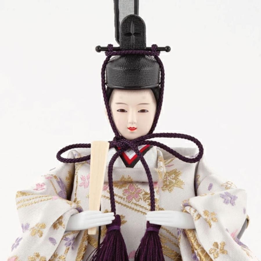 雛人形 宝童 愛（グリーン）親王飾り 平飾り_3