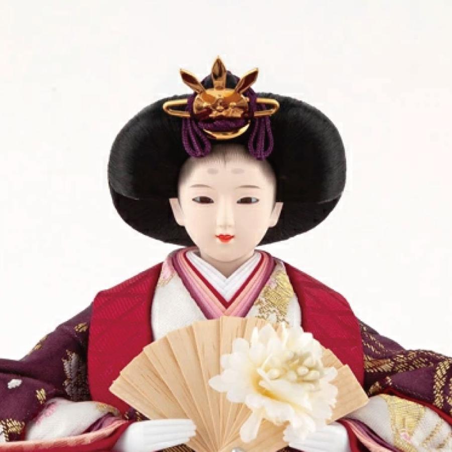 雛人形 宝童 愛（グリーン）親王飾り 平飾り_4