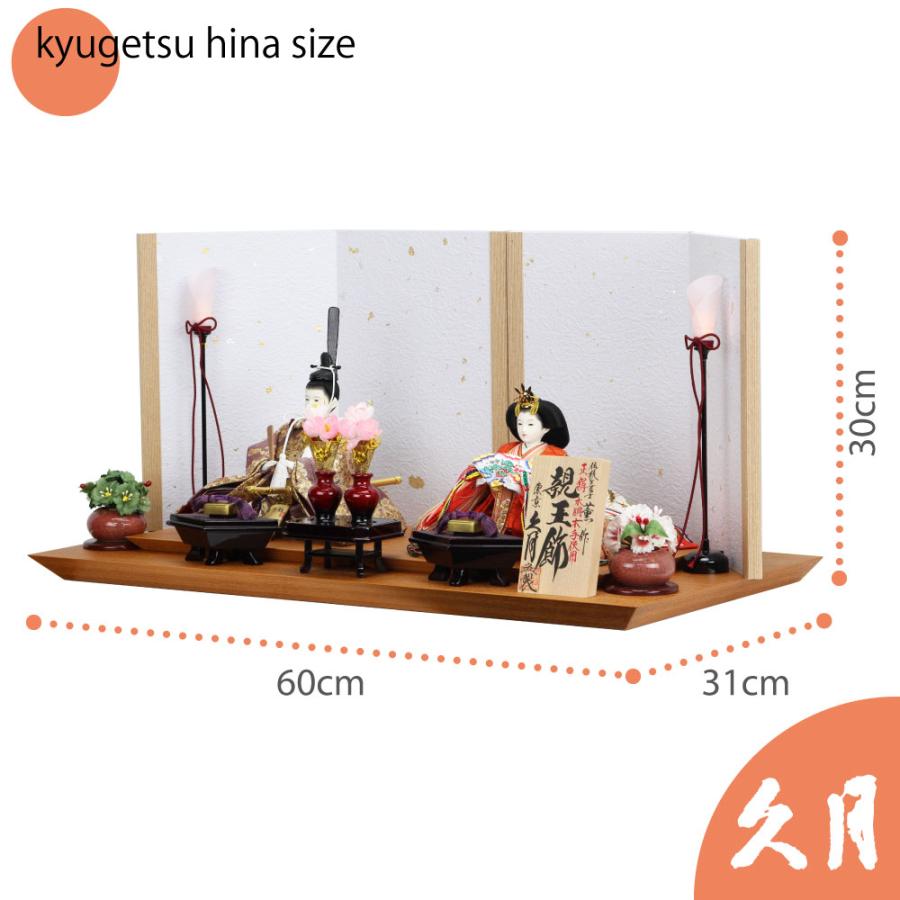 久月 雛人形 親王飾り 横山薫作 芥子親王 35407MS コンパクト : 祭