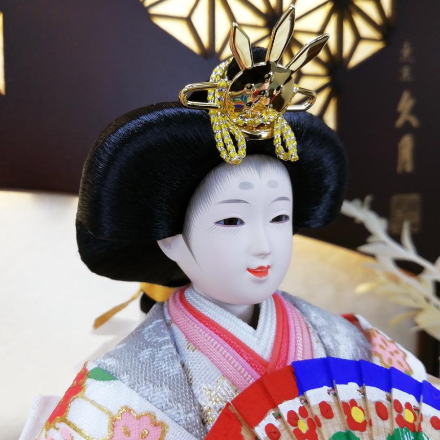 久月 【完売】雛人形 ケース飾り 薄型アクリルケース 親王飾り 小芥子