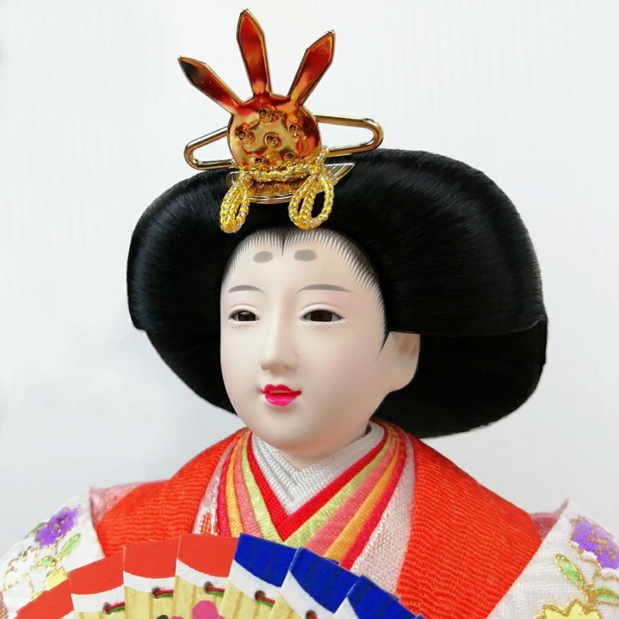 久月 【完売】雛人形 ケース飾り アクリルケース 五人飾り 69587