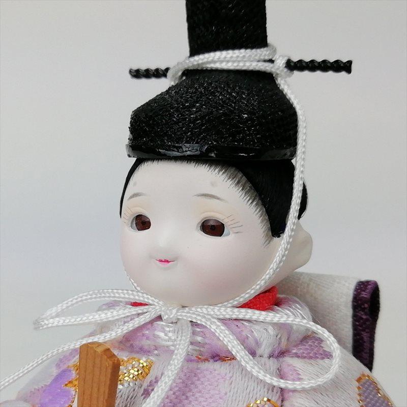 雛人形 コンパクト minicola みにこら rico 「梨花」 箔小桜蒔絵屏風