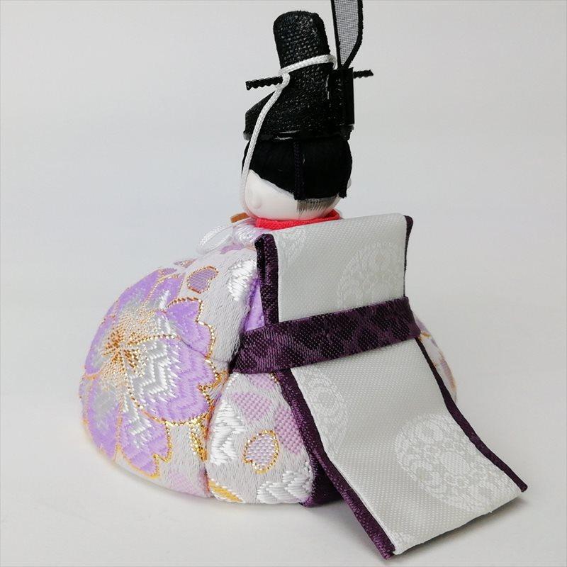 雛人形 コンパクト minicola みにこら rico 「梨花」 箔小桜蒔絵屏風 木目込み人形_8