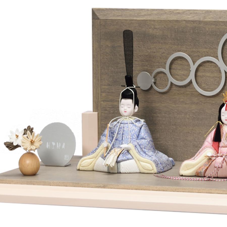 雛人形　一秀作　江戸木目込み人形親王平飾り・間口約５０×奥行約３０×高さ約２９㎝ 一秀作 江戸木目込人形 立親王飾りケース入・間口約39×奥行約25×高