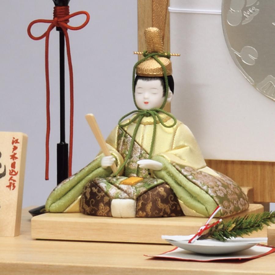 一秀 雛人形 コンパクト 木目込み 親王飾り 龍村美術織物