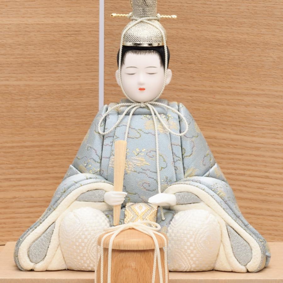 一秀 雛人形 木目込人形 親王飾り18号 B-123-6 : 祭・人形の森景