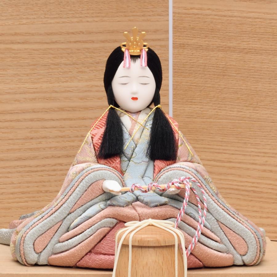 一秀 雛人形 木目込人形 親王飾り18号 B-123-6 : 祭・人形の森景