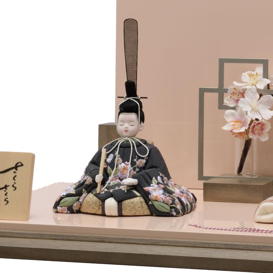 一秀 雛人形 木目込み人形 さくらさくら 親王飾り C-116-8 : 祭・人形