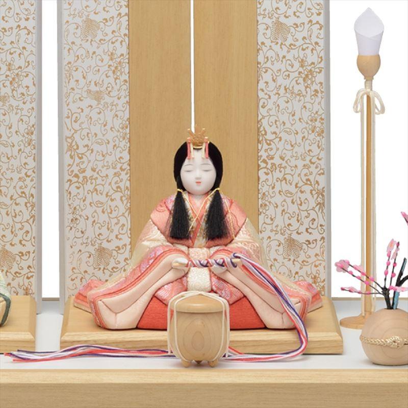 琇山作 雛人形セット 伝統的な衣装付き 琇山作 雛人形セット 伝統