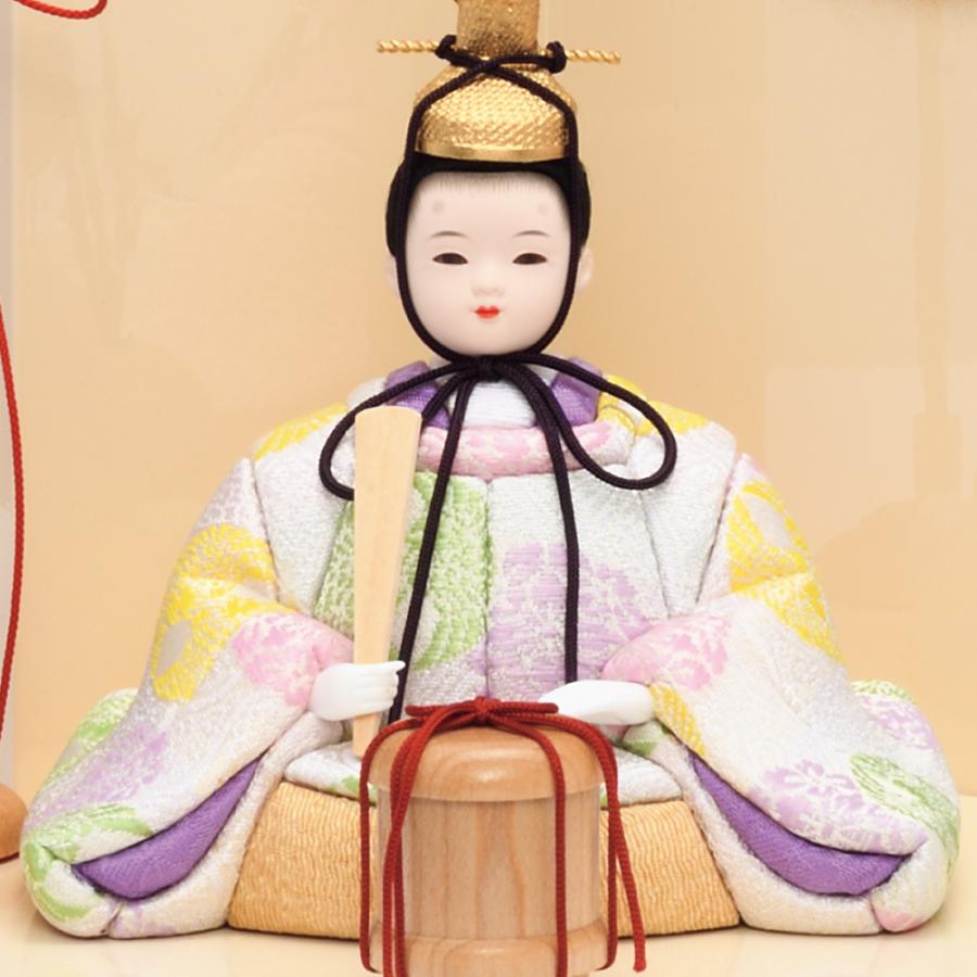 一秀 雛人形 コンパクト 木目込み 親王飾り 桃山雛2号 H-22-5 : 祭