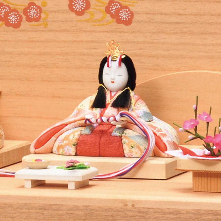 雛人形 一秀 コンパクト 木目込み 収納飾り 親王飾り H-12-7_3