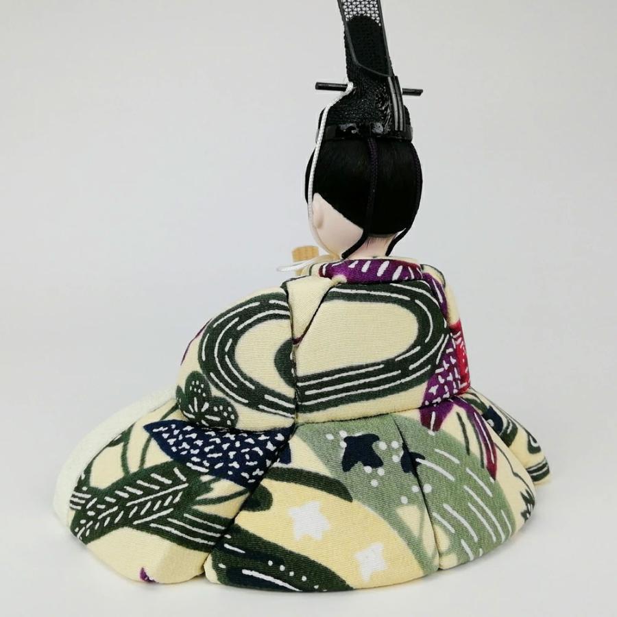 雛人形 ゆうき作 木目込み人形 kiki style 蓬莱 親王飾り ウォルナット