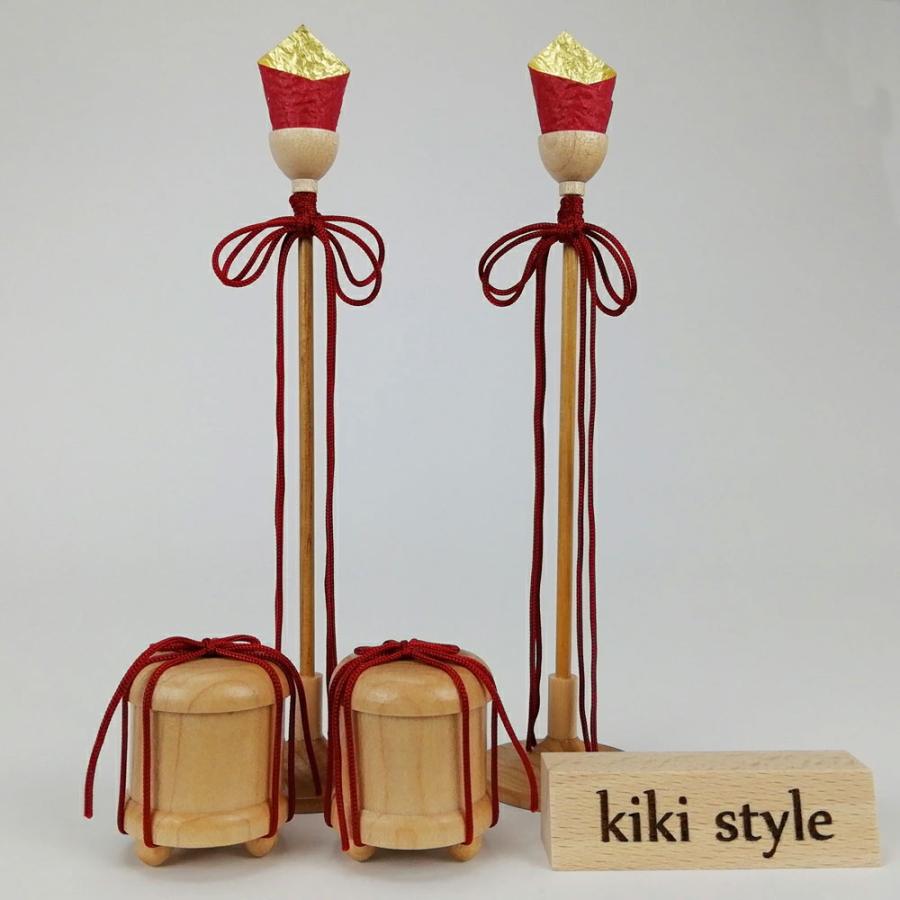 雛人形 ゆうき作 木目込み人形 kiki style 蓬莱 親王飾り ウォルナット