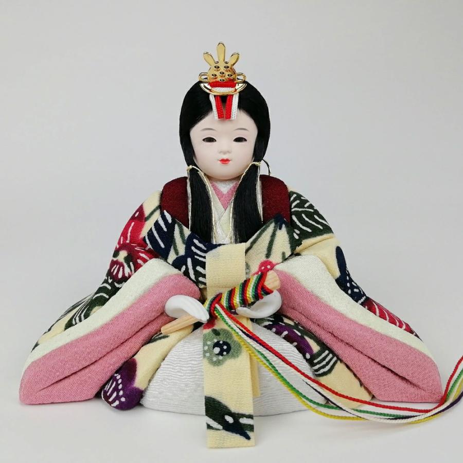 雛人形 ゆうき作 木目込み人形 kiki style 蓬莱 親王飾り ウォルナット