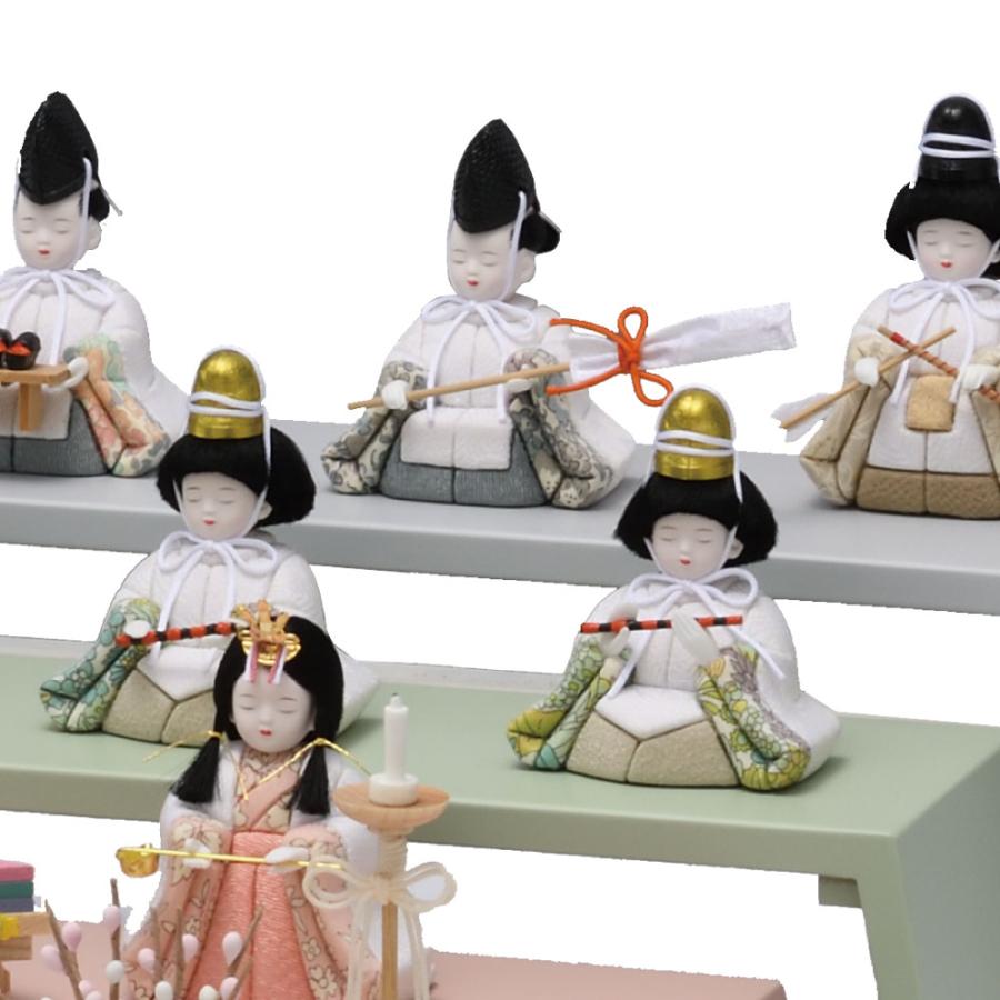一秀 雛人形 木目込み人形 十五人飾り HINA 四段飾り D-12-8 12号 : 祭
