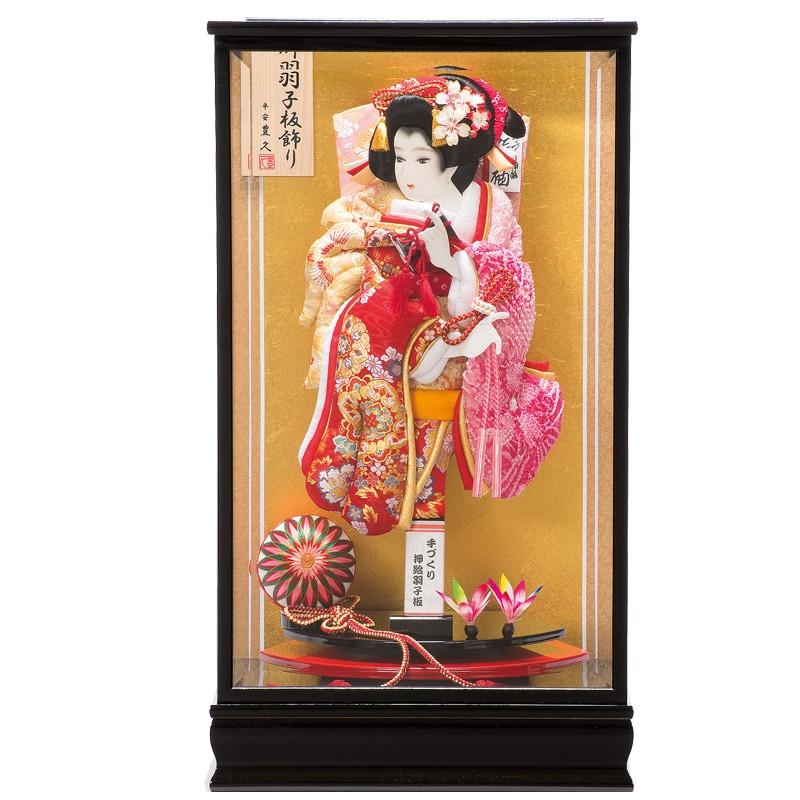 羽子板 ガラスケース飾り 13号 春日 平安豊久