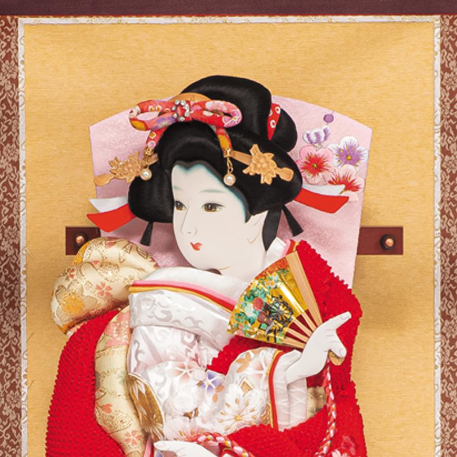 平安豊久 坂田宏子 羽子板ケース飾り パノラマケース 13号千鶴 初正月