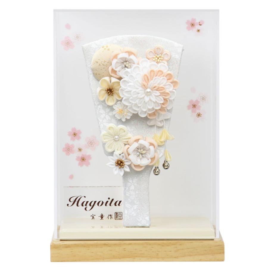 宝童作 羽子板 お祝い 初正月 ケース飾り アクリルケース舞桜無垢 オフ