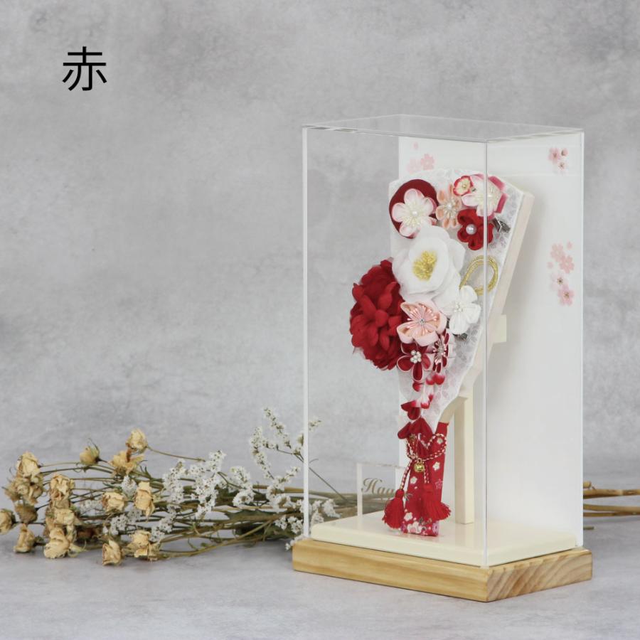 カヤ　　☪︎⋆☽様お取り置き　1/14まで　鳥　レジンヘアゴム　桜　和色 羽子板 羽子板 アクリルケース舞桜無垢 オフホワイト 9号 れい