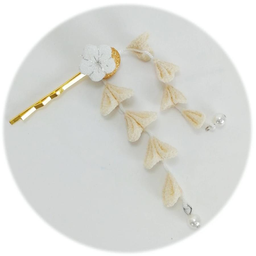 羽子板 つまみ細工羽子板22 白金 毛せん 羽根飾り付 初正月 お祝い