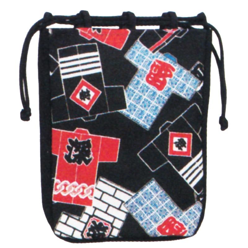 お祭り小物 帆布通しマチ巾着 袢天柄 D9178 2 森景 ヤフーショップ 通販 Yahoo ショッピング