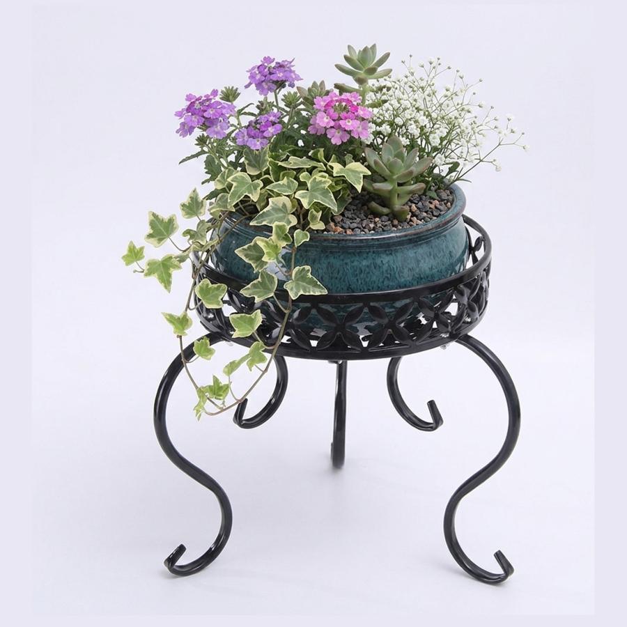 植木鉢 フラワースタンド 高25cm 2個セット プランター置き 観葉植物