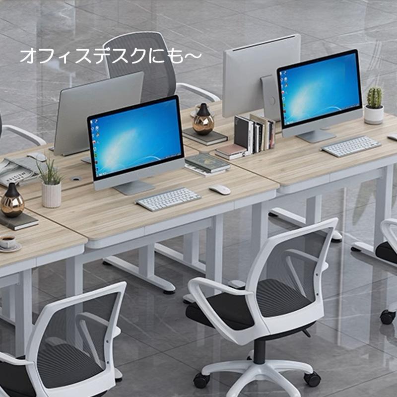オフィスデスク 手動式 昇降デスク スタンディングデスク 幅100cm パソコンデスク  昇降テーブル 回転レバー 無段階 高さ調節｜morisawa5628｜14