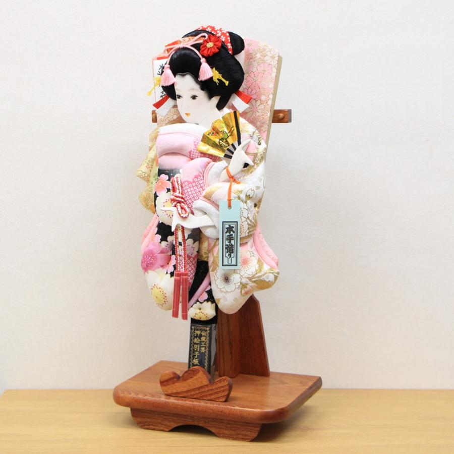 羽子板 お祝い 初正月 木目飾台 13号 紫姫振袖 : 人形のモリシゲ