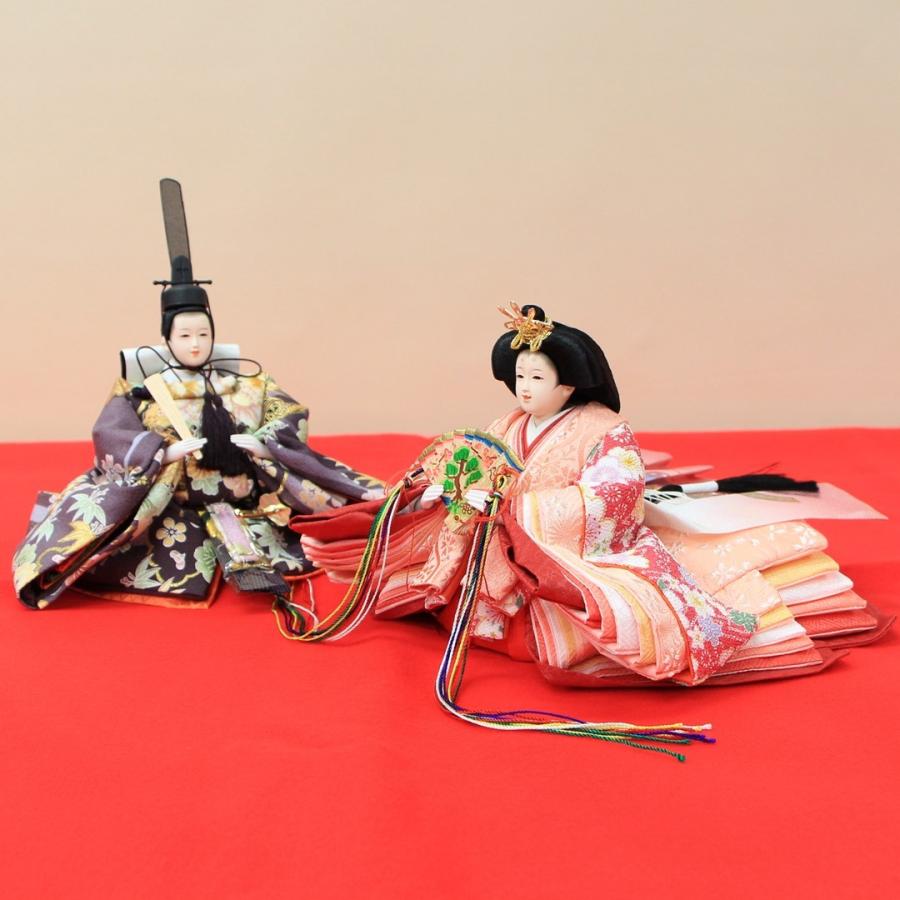 雛人形 コンパクト 収納三段飾り ひな人形 五人飾り 収納タンス式 三段