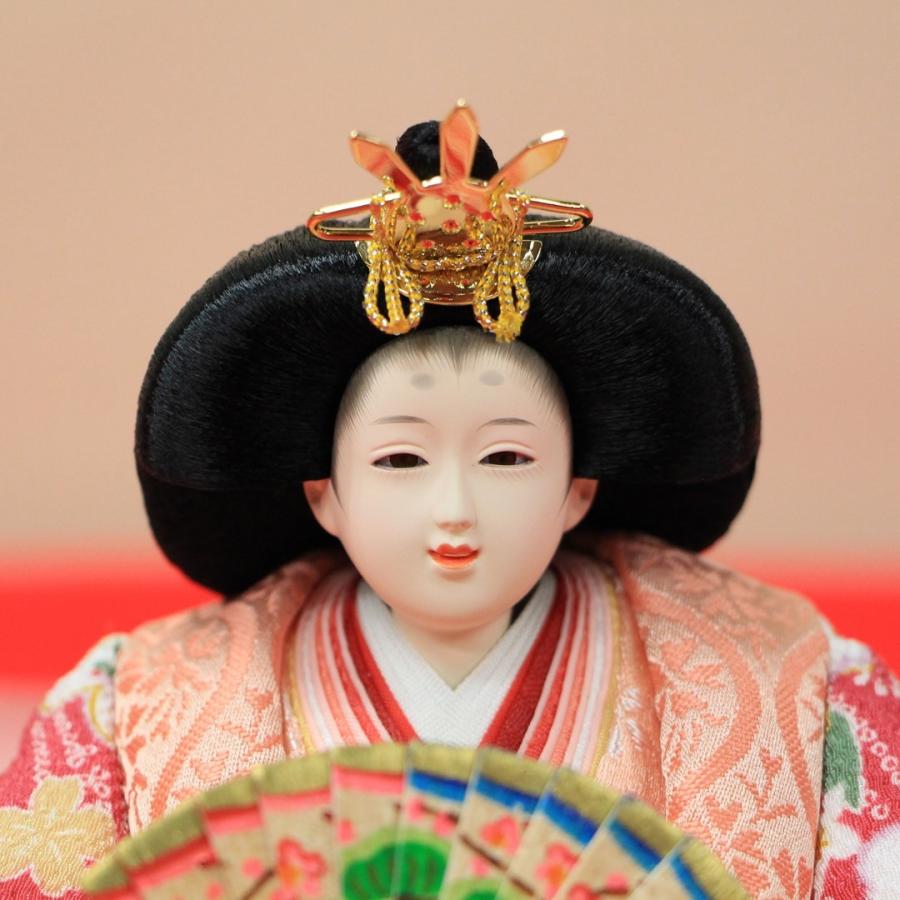 雛人形 コンパクト 収納三段飾り ひな人形 五人飾り 収納タンス式 三段