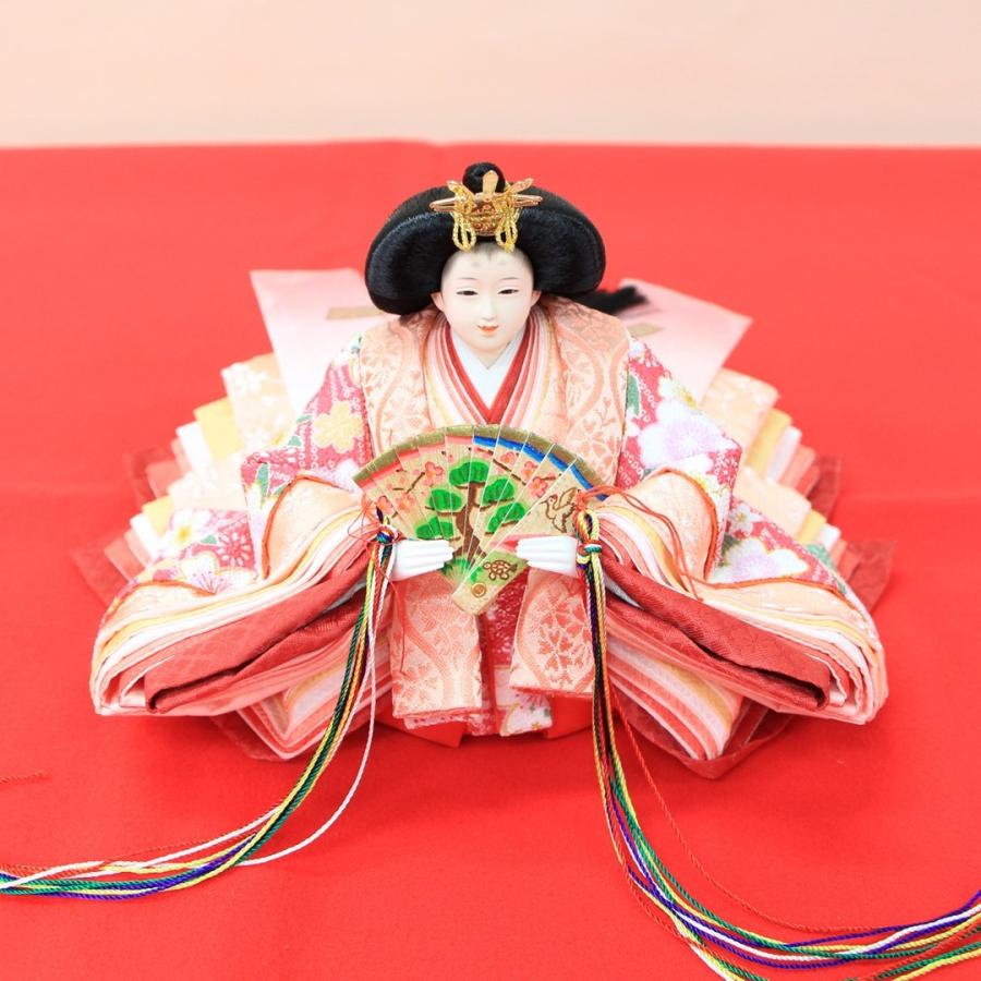 雛人形 コンパクト 収納三段飾り ひな人形 五人飾り 収納タンス式 三段