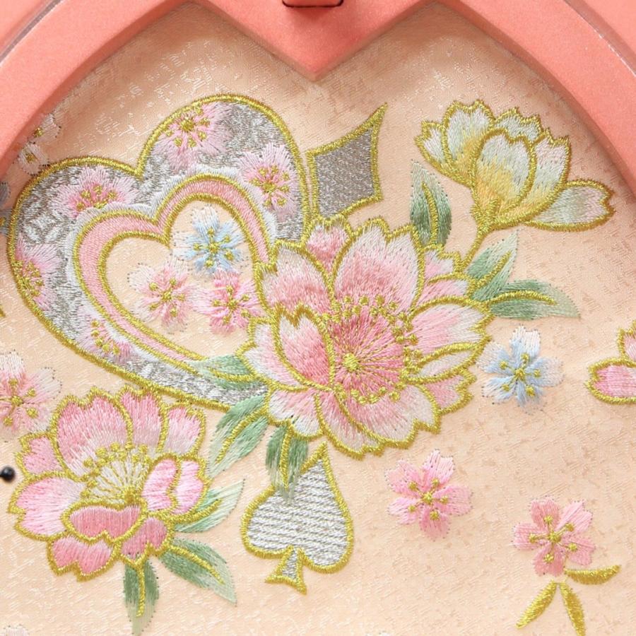 雛人形 コンパクト おしゃれ 桜花 桜型アクリルケース 芥子サイズ