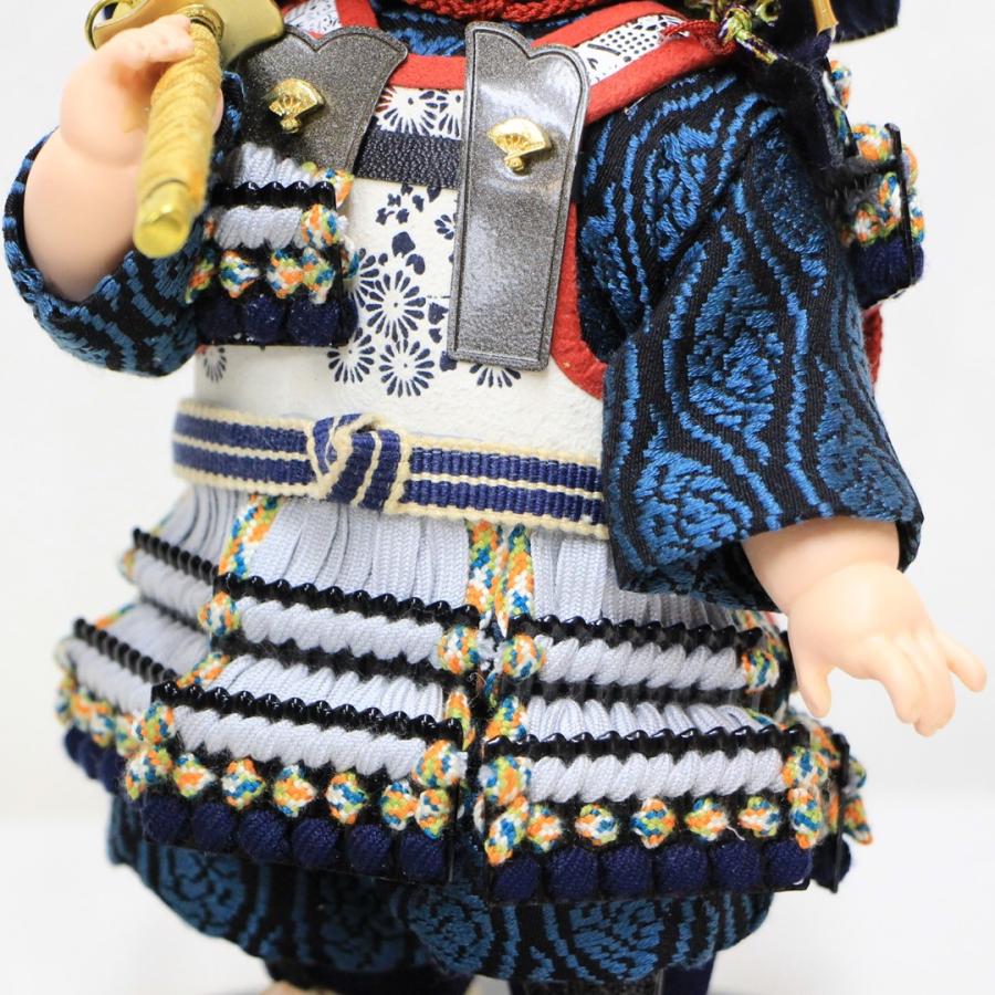五月人形 大将飾り 壹三作 もののふ童 張子の虎 鯉のぼり 洋金箔押絹