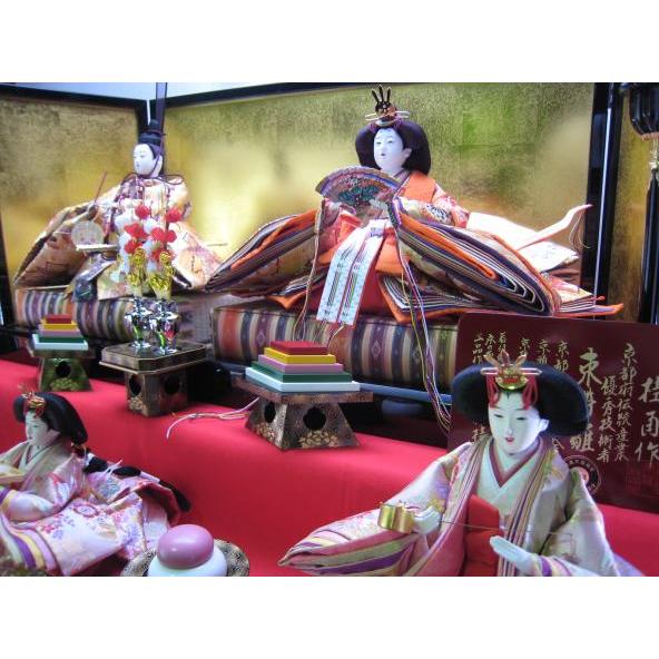 雛人形 安藤桂甫作京雛本金5人(3段飾り) : 人形のモリシゲ 雛人形 安藤桂甫作京雛本金5人(3段飾り) : 人形のモリシゲ