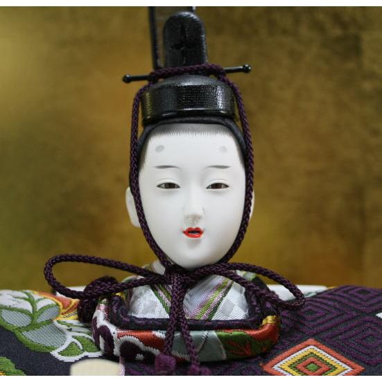 【売り切りお値下げ】 90平安天鳳作京八番有職雛（黒塗り平飾り） 【2666535043】(95438円)